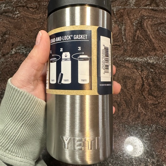 NWT Yeti Stainless Steel Rambler Can Colster for 12oz slim can - Picture 7 of 7